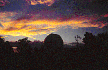 NURO Observatory at sunset